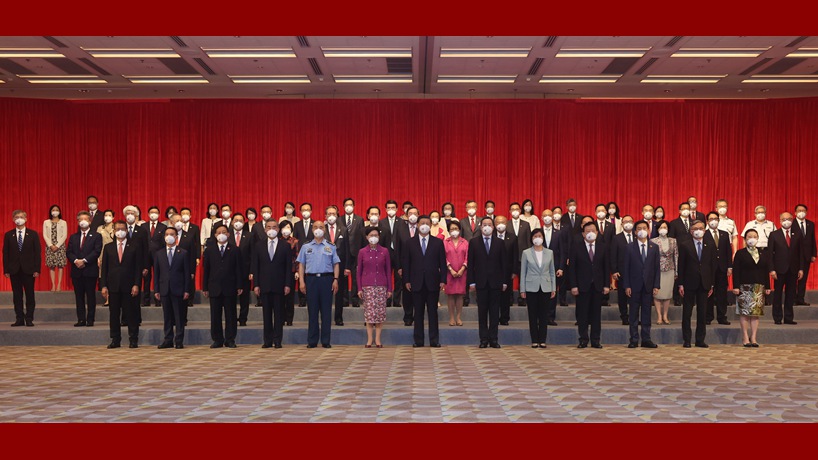 習(xí)近平會見香港特別行政區(qū)行政、立法、司法機關(guān)負責(zé)人