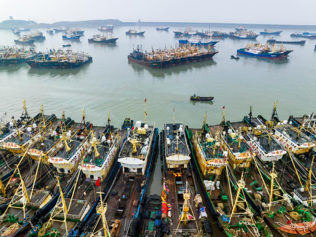 浙江溫嶺：千帆進港迎休漁