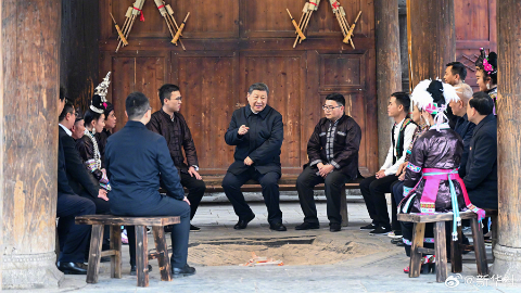 信團(tuán)鼓樓話振興，習(xí)近平：祝你們的日子越過(guò)越紅火
