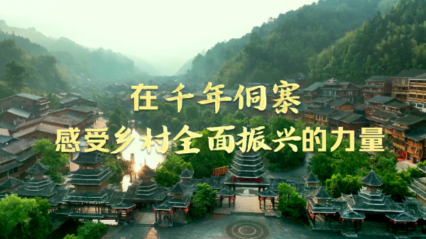 時(shí)政Vlog丨在千年侗寨，感受鄉(xiāng)村全面振興的力量