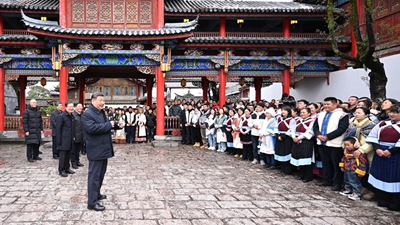 習(xí)近平在云南考察時(shí)強(qiáng)調(diào) 解放思想改革創(chuàng)新奮發(fā)進(jìn)取真抓實(shí)干 在中國(guó)式現(xiàn)代化進(jìn)程中開(kāi)創(chuàng)云南發(fā)展新局面