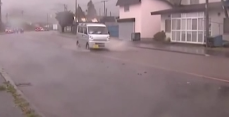 傾盆！日本北海道遭遇“創(chuàng)紀(jì)錄短時暴雨”